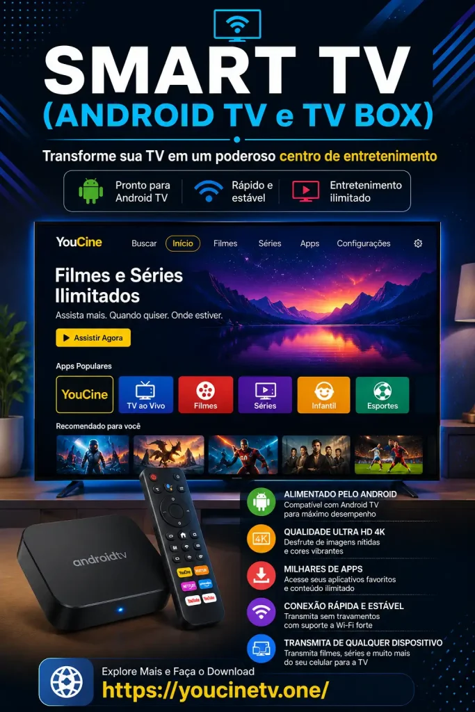 Como baixar o YouCine na Smart TV (Android TV e TV Box) Guia Completo 3 Como baixar o YouCine na Smart TV (Android TV e TV Box) Guia Completo